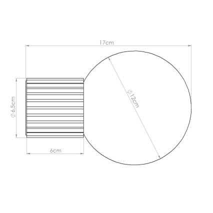 Koupelnové nástěnné svítidlo HALO 1xG9/8W/230V pr. 12 cm IP44 oranžová