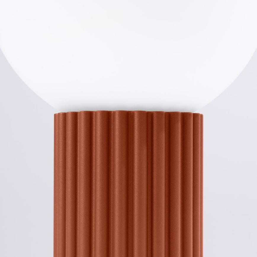 Stolní lampa HALO 1xG9/8W/230V pr. 12 cm oranžová