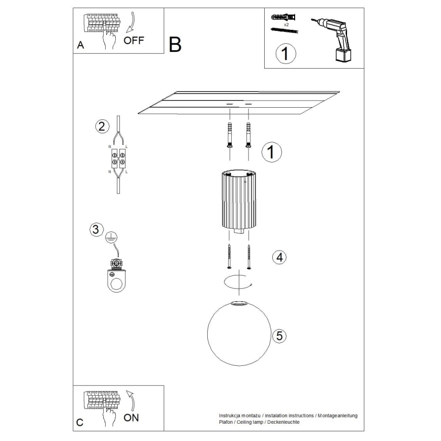 Koupelnové stropní svítidlo HALO 1xG9/8W/230V pr. 12 cm IP44 hnědá