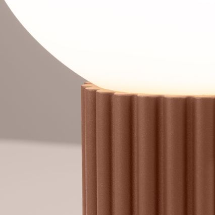 Stolní lampa HALO 1xG9/8W/230V pr. 12 cm hnědá