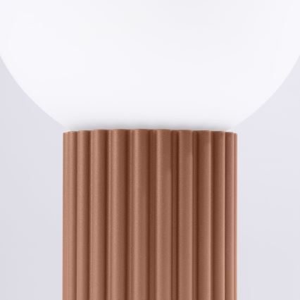 Stolní lampa HALO 1xG9/8W/230V pr. 12 cm hnědá