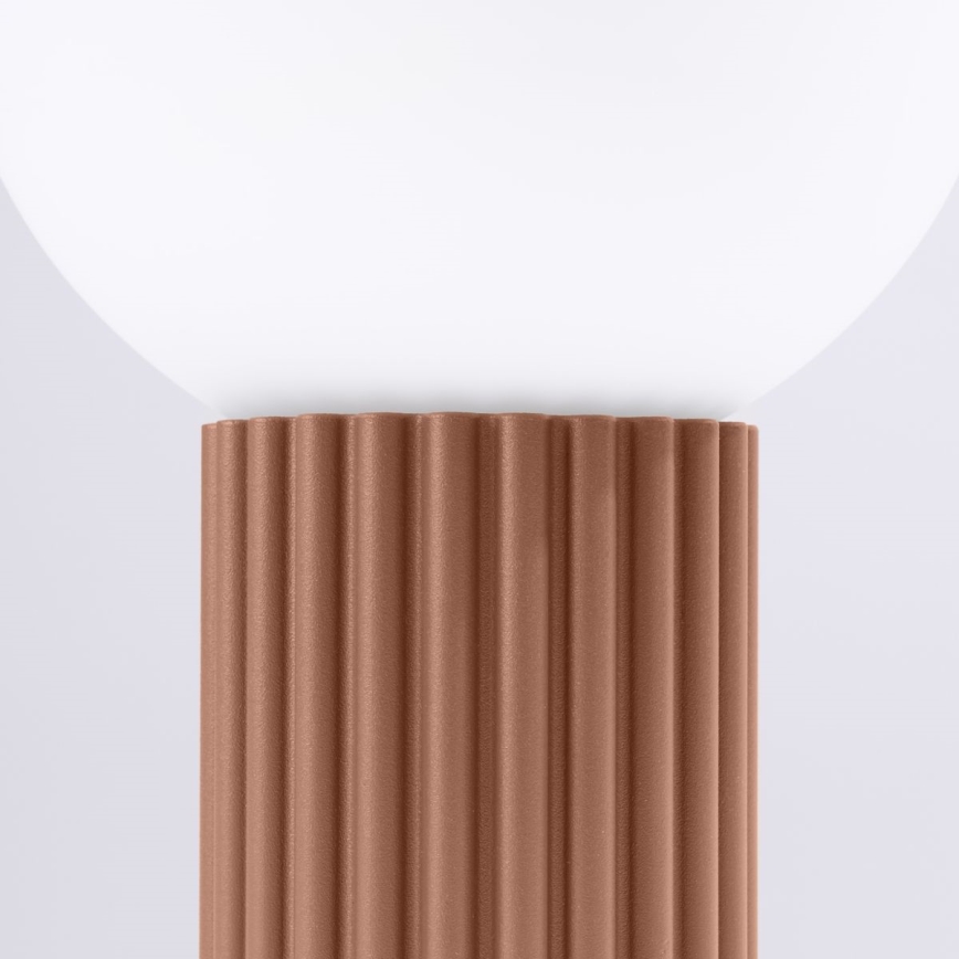 Stolní lampa HALO 1xG9/8W/230V pr. 12 cm hnědá