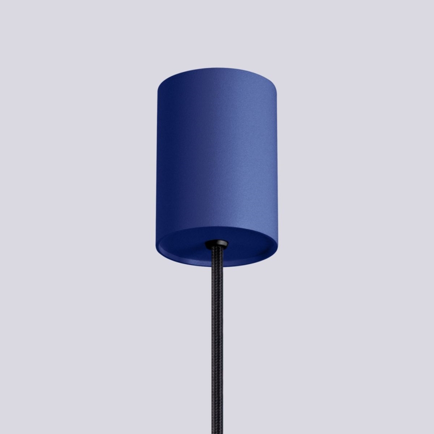 Lustr na lanku HALO 1xG9/8W/230V pr. 12 cm modrá