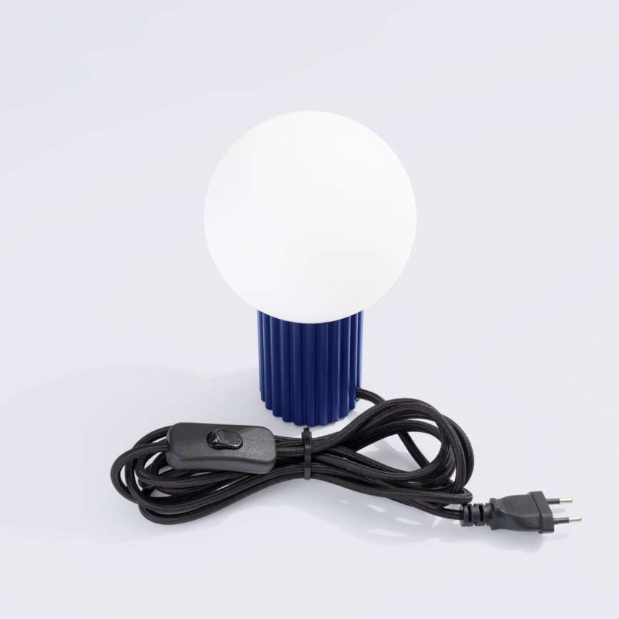 Stolní lampa HALO 1xG9/8W/230V pr. 12 cm modrá