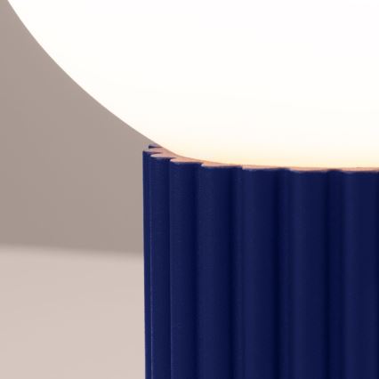 Stolní lampa HALO 1xG9/8W/230V pr. 12 cm modrá