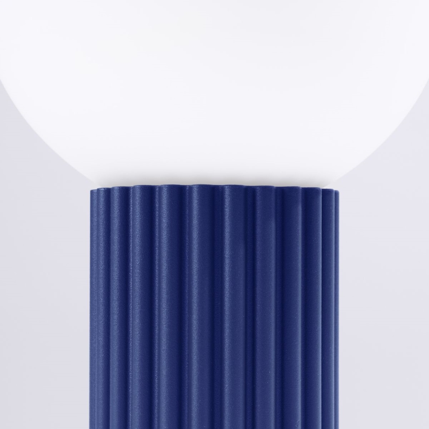 Stolní lampa HALO 1xG9/8W/230V pr. 12 cm modrá