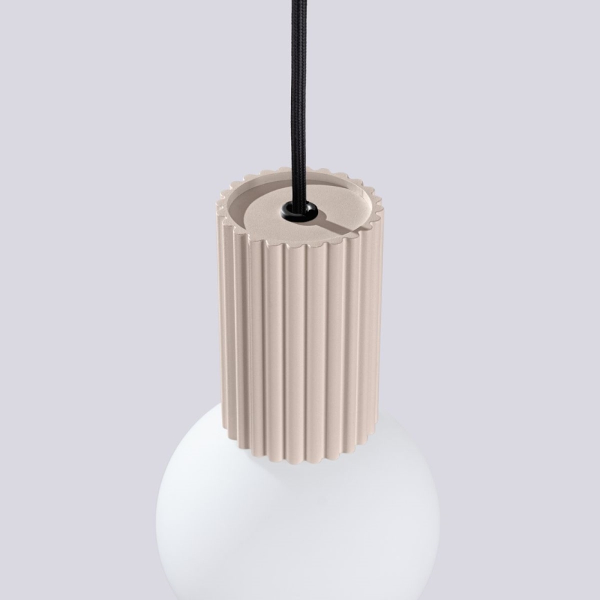 Lustr na lanku HALO 1xG9/8W/230V pr. 12 cm béžová