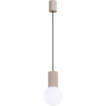 Lustr na lanku HALO 1xG9/8W/230V pr. 12 cm taupe
