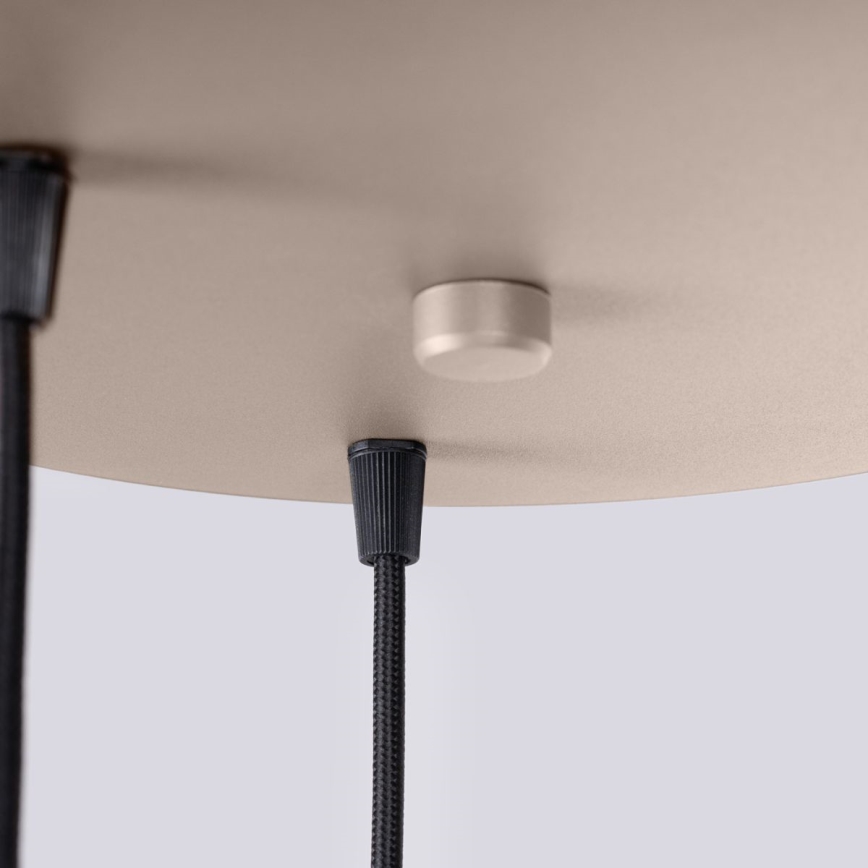 Lustr na lanku HALO 3xG9/8W/230V pr. 25 cm béžová