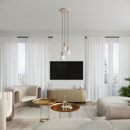 Stolní lampa HALO 1xG9/8W/230V pr. 12 cm béžová