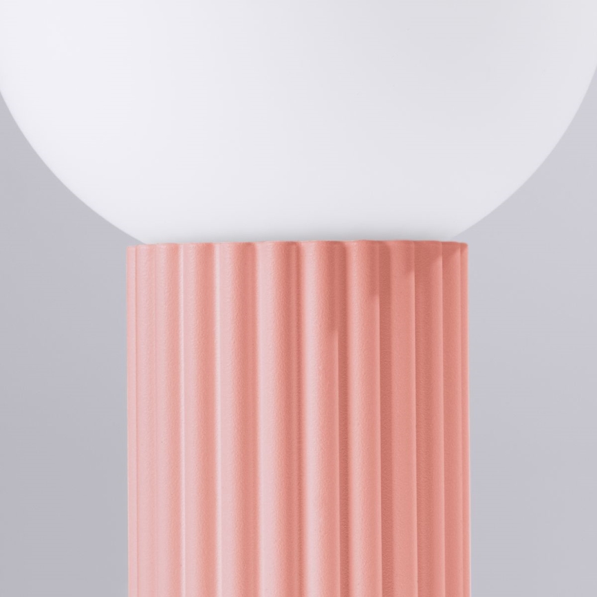Stolní lampa HALO 1xG9/8W/230V pr. 12 cm růžová