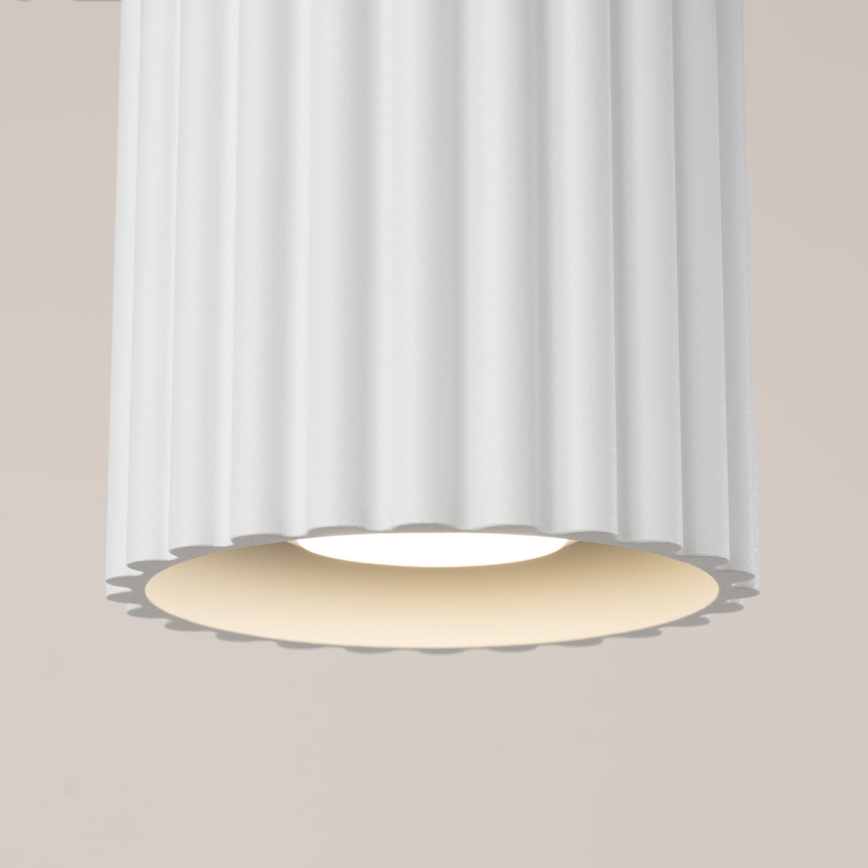 Bodové svítidlo AURA 1xGU10/10W/230V pr. 10 cm bílá