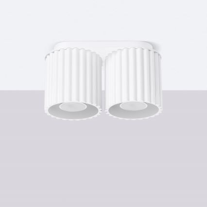 Bodové svítidlo AURA 2xGU10/10W/230V bílá