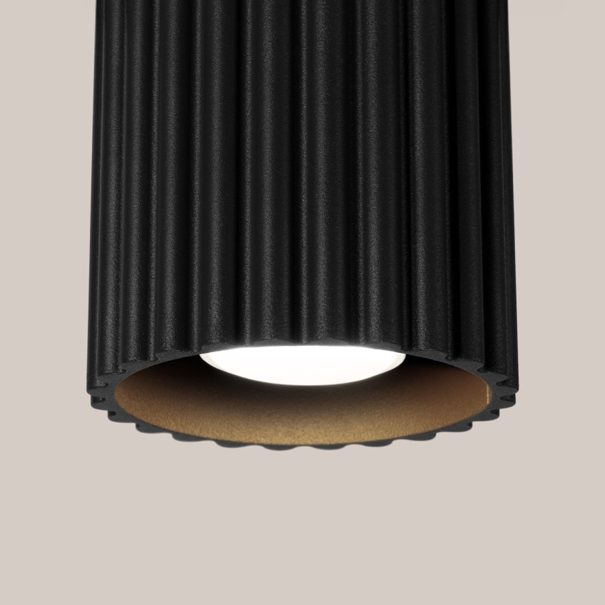 Bodové svítidlo AURA 1xGU10/10W/230V pr. 10 cm černá