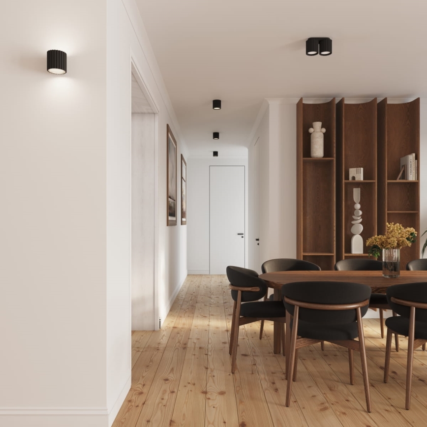 Bodové svítidlo AURA 2xGU10/10W/230V černá