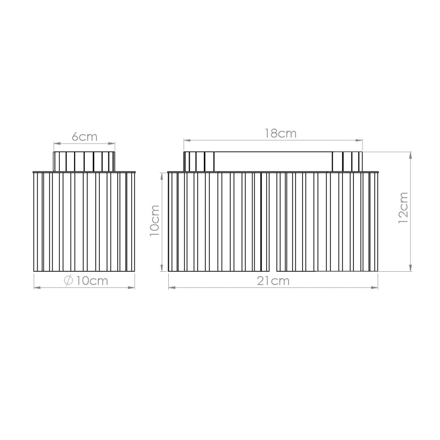 Bodové svítidlo AURA 2xGU10/10W/230V černá
