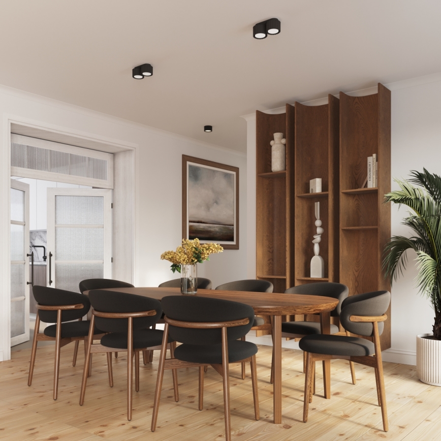 Bodové svítidlo AURA 1xGX53/10W/230V 6 cm černá