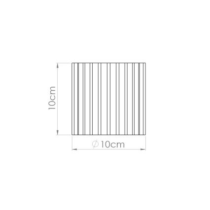 Bodové svítidlo AURA 1xGU10/10W/230V pr. 10 cm krémová