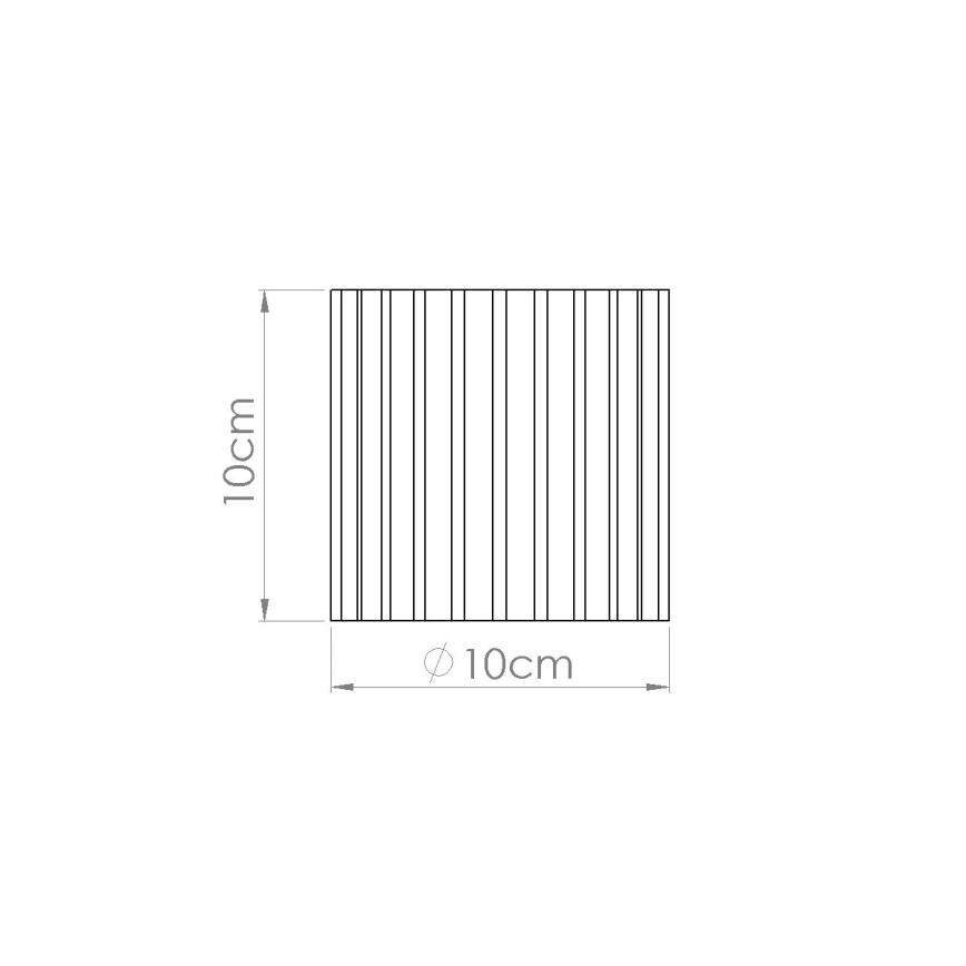 Bodové svítidlo AURA 1xGU10/10W/230V pr. 10 cm krémová