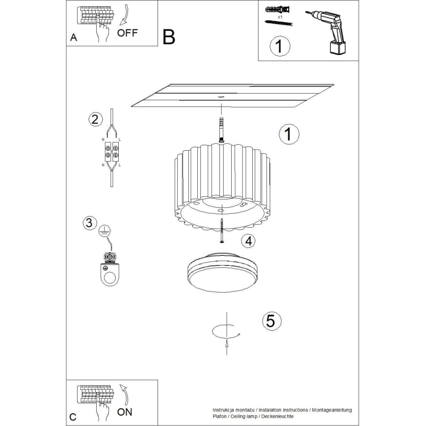 Bodové svítidlo AURA 1xGX53/10W/230V 6 cm krémová