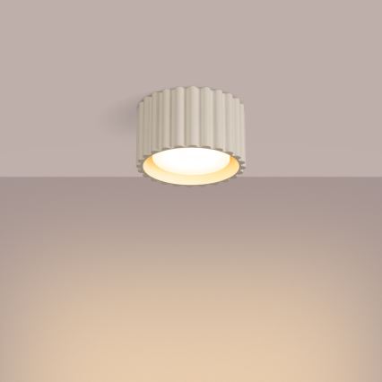 Bodové svítidlo AURA 1xGX53/10W/230V pr. 10 cm krémová