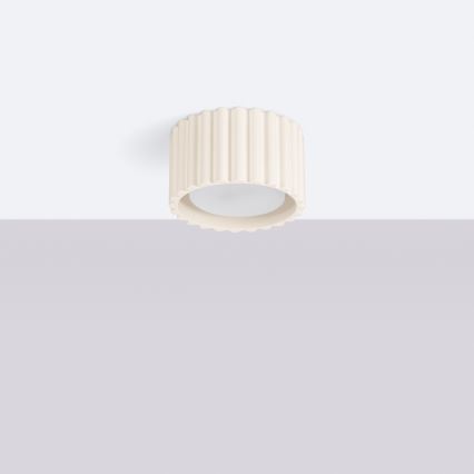 Bodové svítidlo AURA 1xGX53/10W/230V pr. 10 cm krémová
