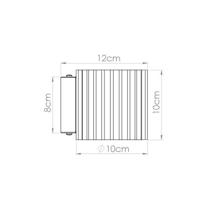Nástěnné svítidlo AURA 1xG9/10W/230V zelená