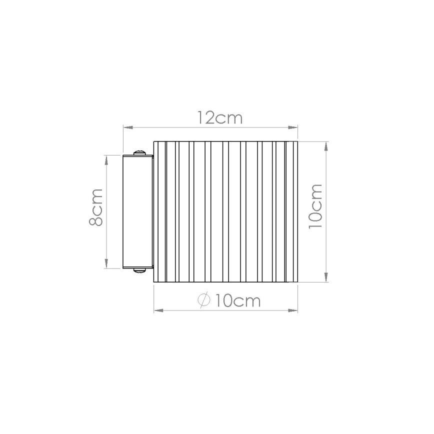 Nástěnné svítidlo AURA 1xG9/10W/230V zelená