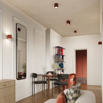 Bodové svítidlo AURA 1xGU10/10W/230V 10 cm oranžová