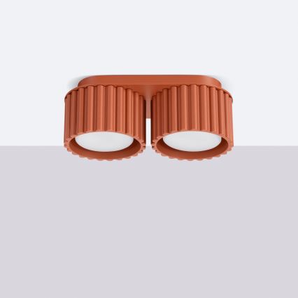 Bodové svítidlo AURA 2xGX53/10W/230V oranžová