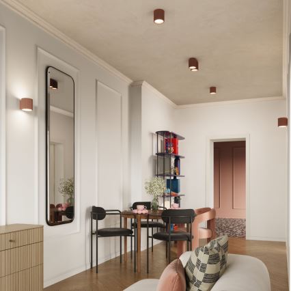 Bodové svítidlo AURA 2xGU10/10W/230V hnědá