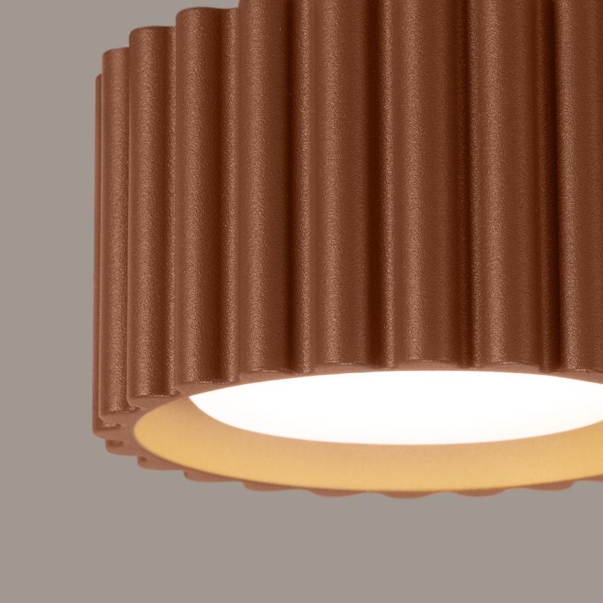 Bodové svítidlo AURA 1xGX53/10W/230V pr. 10 cm hnědá
