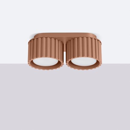 Bodové svítidlo AURA 2xGX53/10W/230V hnědá