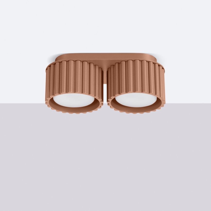 Bodové svítidlo AURA 2xGX53/10W/230V hnědá