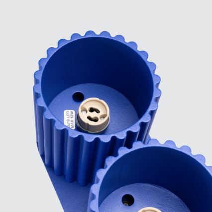 Bodové svítidlo AURA 2xGU10/10W/230V modrá