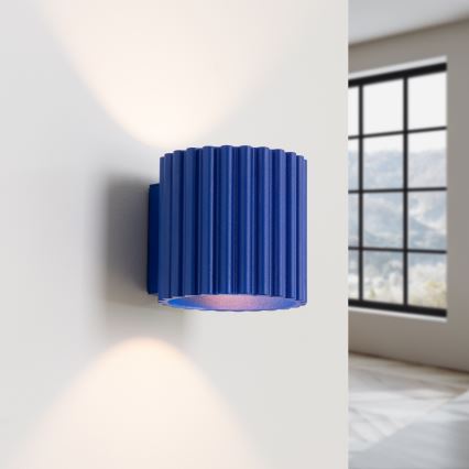 Nástěnné svítidlo AURA 1xG9/10W/230V modrá