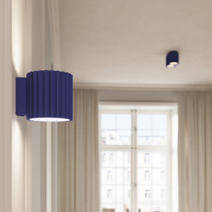Nástěnné svítidlo AURA 1xG9/10W/230V modrá