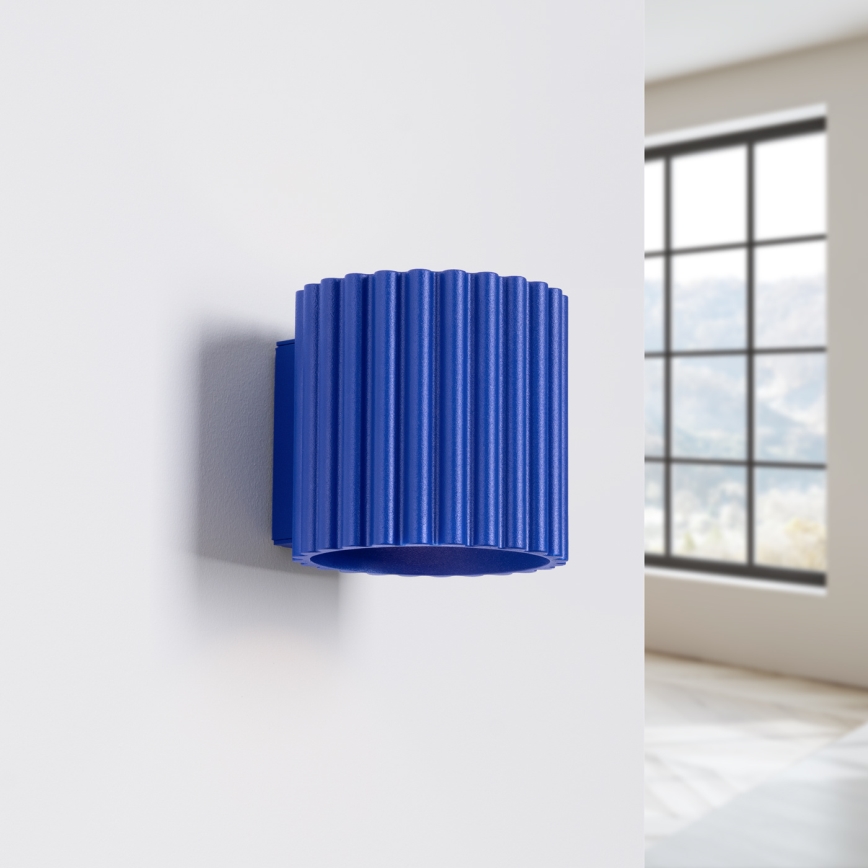 Nástěnné svítidlo AURA 1xG9/10W/230V modrá