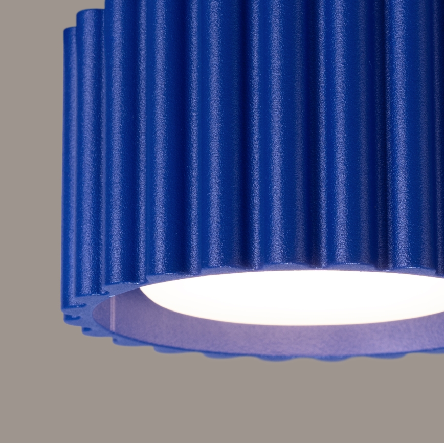 Bodové svítidlo AURA 1xGX53/10W/230V pr. 10 cm modrá