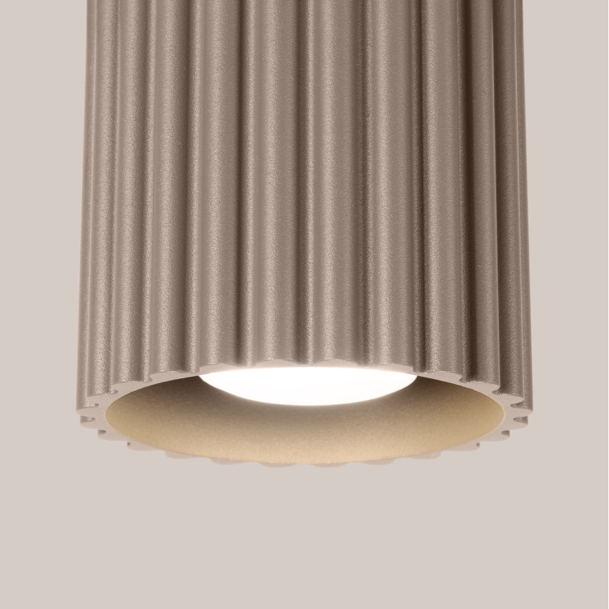 Bodové svítidlo AURA 1xGU10/10W/230V 10 cm taupe