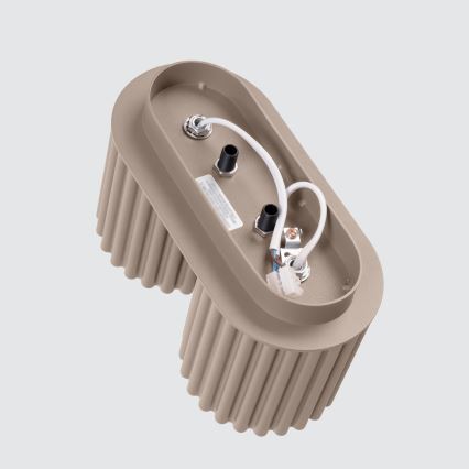 Bodové svítidlo AURA 2xGU10/10W/230V taupe