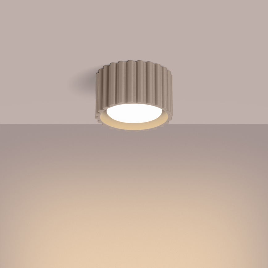 Bodové svítidlo AURA 1xGX53/10W/230V pr. 10 cm taupe