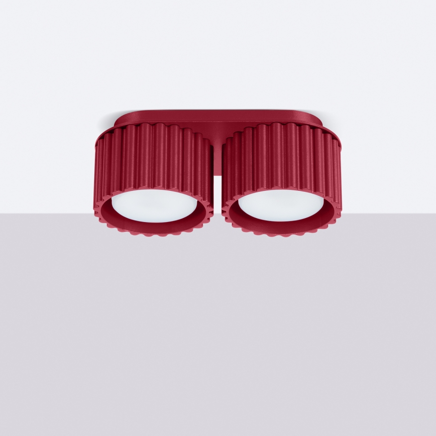 Bodové svítidlo AURA 2xGX53/10W/230V červená