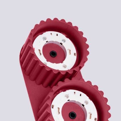 Bodové svítidlo AURA 2xGX53/10W/230V červená