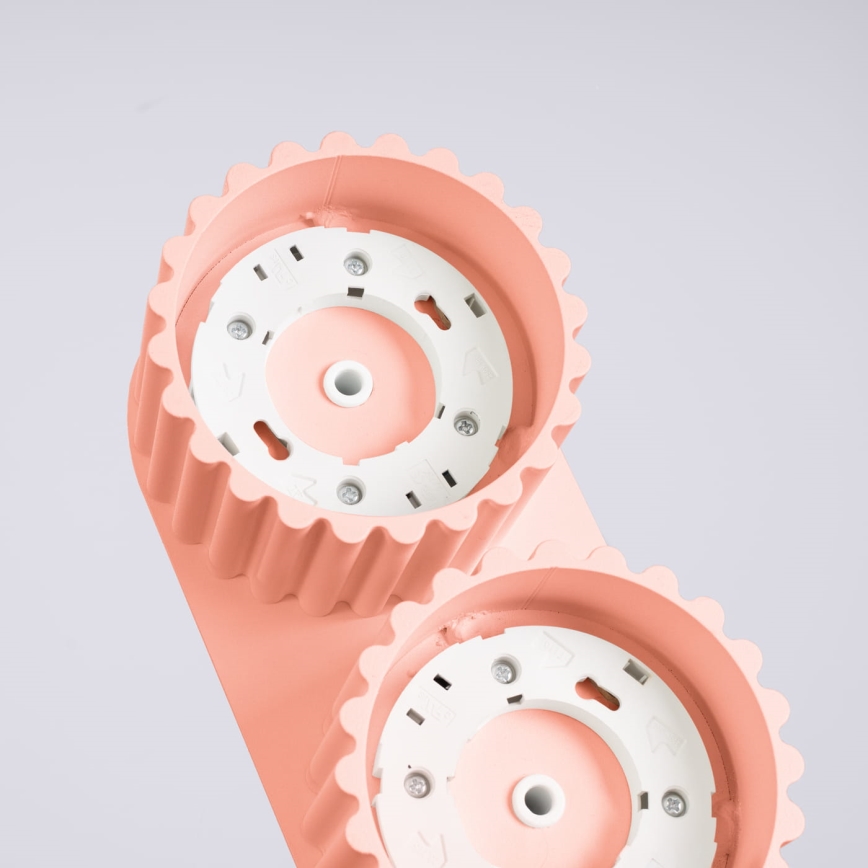 Bodové svítidlo AURA 2xGX53/10W/230V růžová