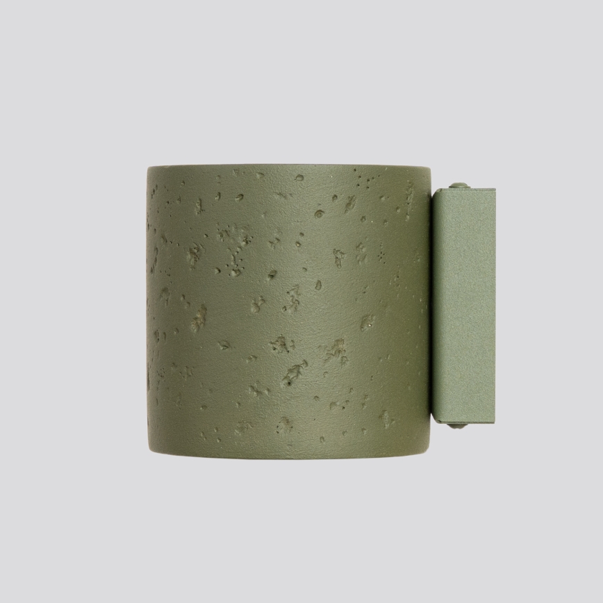 Nástěnné bodové svítidlo ORBIS 1xG9/8W/230V beton/zelená