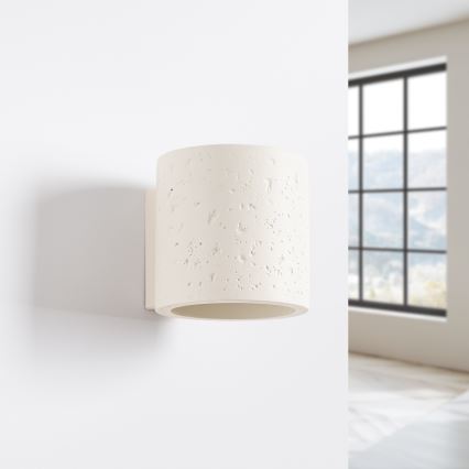 Nástěnné bodové svítidlo ORBIS 1xG9/8W/230V beton/krémová