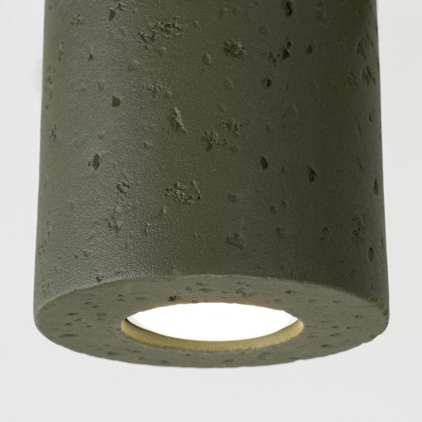 Bodové svítidlo ORBIS 1xGU10/10W/230V beton/zelená