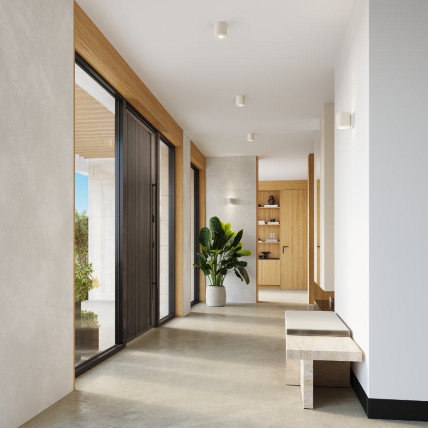 Bodové svítidlo ORBIS 1xGU10/10W/230V beton/krémová