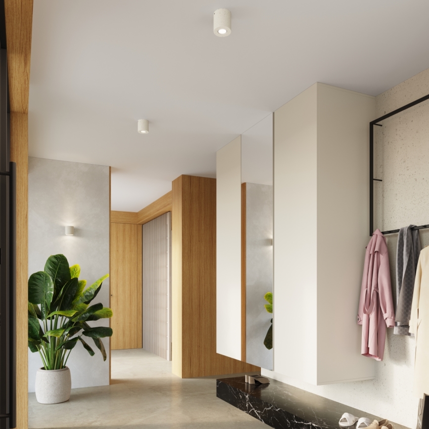 Bodové svítidlo ORBIS 1xGU10/10W/230V beton/krémová